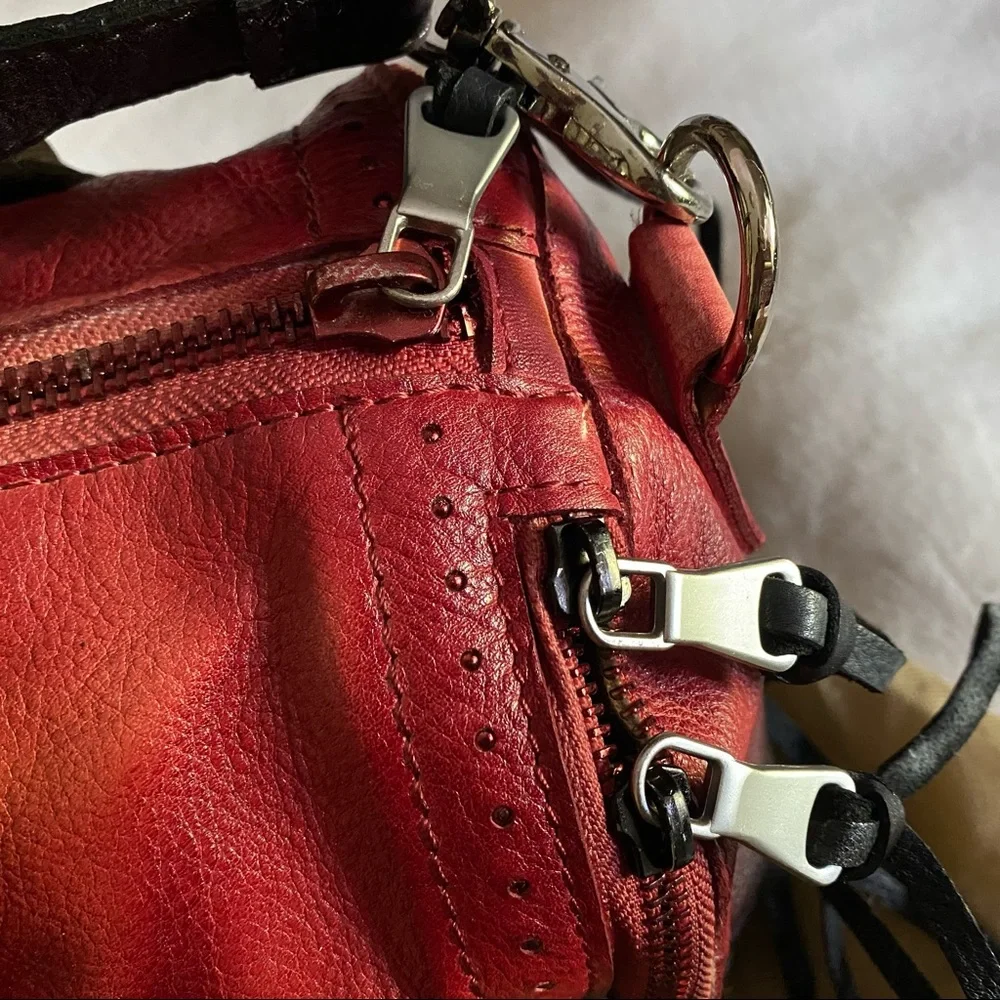 Old Trend hand painted ombre satchel - Picture 3 of 16